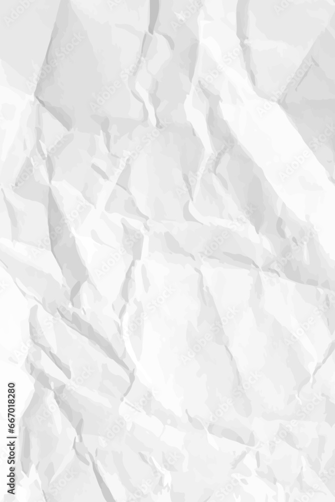 White clean crumpled paper White clean crumpled paper
