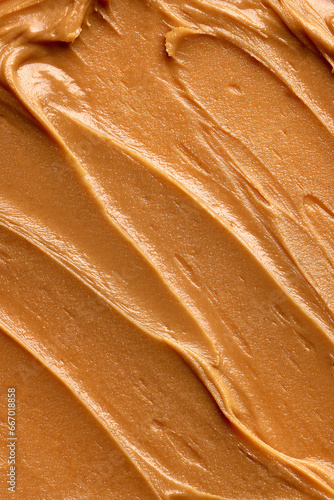 Fotografía Close-up of peanut butter with smooth, creamy texture