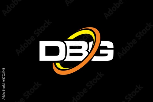 DBG creative letter logo design vector icon illustration photo