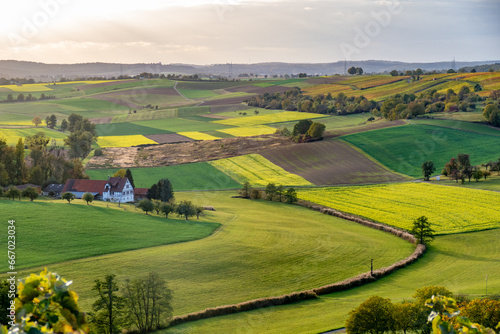 Agrarlandschaft im Herbst