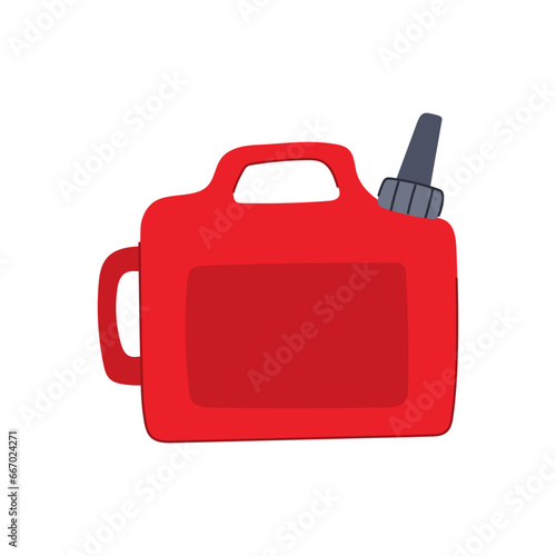 petrol fuel can cartoon. diesel gasoline, oil gas, tank ister petrol fuel can sign. isolated symbol vector illustration