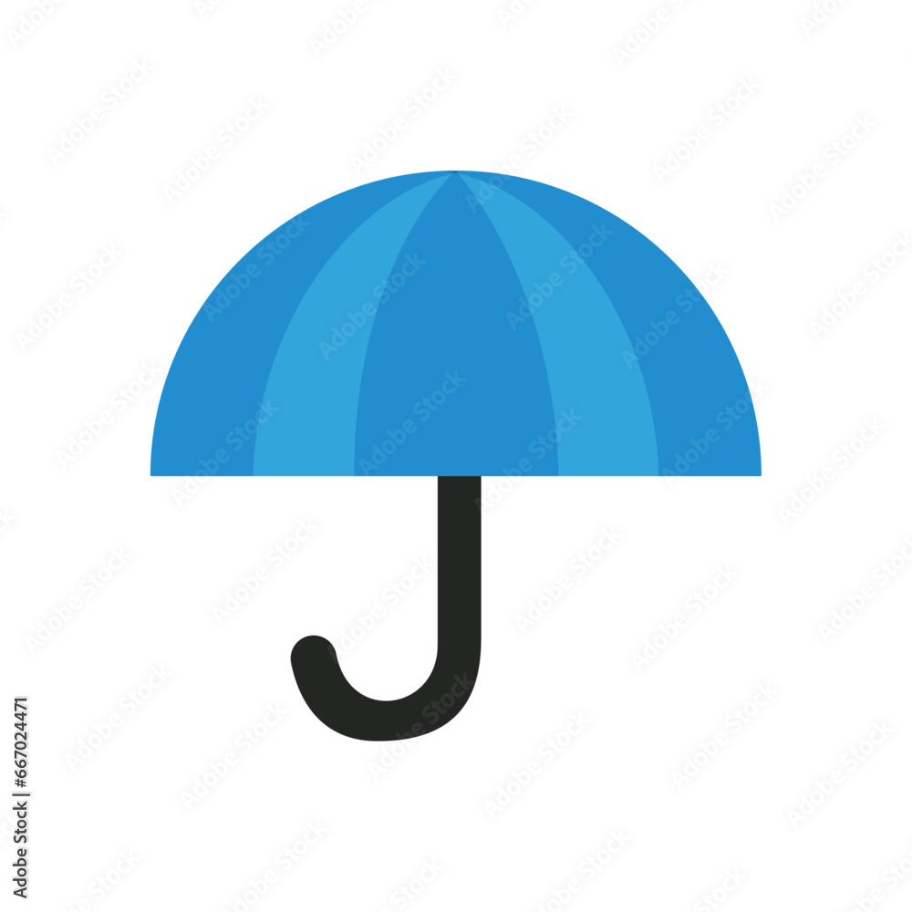 blue umbrella icon vector illustration blue umbrella icon vector illustration