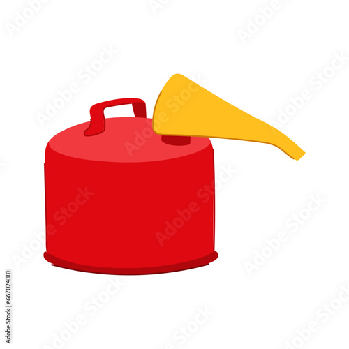ister fuel can cartoon. automobile energy, jerry gallon, liquid container ister fuel can sign. isolated symbol vector illustration