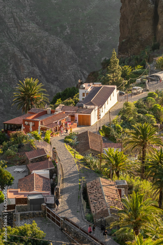 Pictursque Masca village in Tenerife, Canary island, Spain