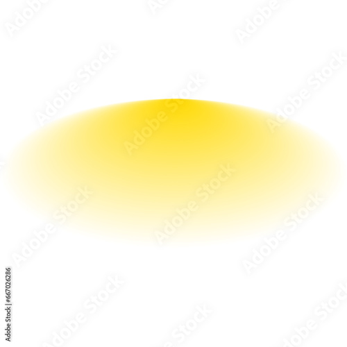 Yellow light background transparent