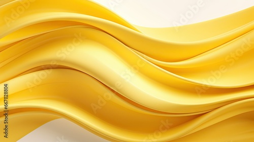  a yellow wavy background with a white background and a white background. generative ai