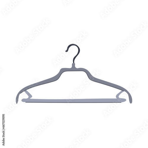 wardrobe hanger clothes cartoon. shop apparel, shirt dress, space cloth wardrobe hanger clothes sign. isolated symbol vector illustration