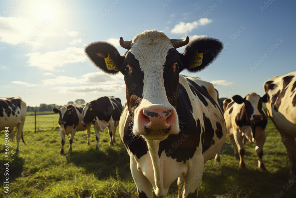 Cows on farm