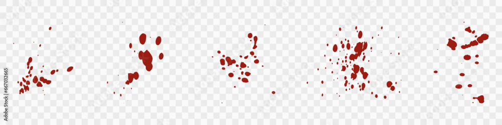 Blood Drip Spatter Set. Bloodstain Splatter. Paint Ink Stain Texture, Messy Red Splash Collection. Grunge Splat Pattern on Transparent Background. Abstract Design. Isolated Vector Illustration Blood Drip Spatter Set. Bloodstain Splatter. Paint Ink Stain Texture, Messy Red Splash Collection. Grunge Splat Pattern on Transparent Background. Abstract Design. Isolated Vector Illustration