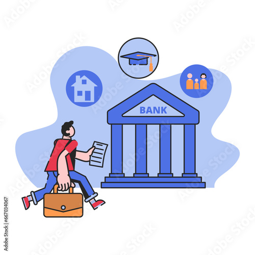 Savings for a better future Illustration