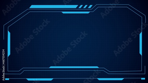 Blue Technical Background PowerPoint slide