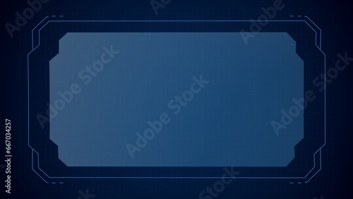 Blue Technical Background PowerPoint slide