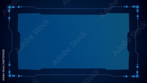 Blue Technical Background PowerPoint slide