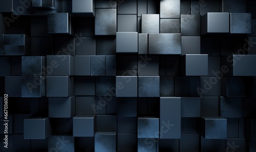 Abstract of cubes background. Futuristic technology style. 