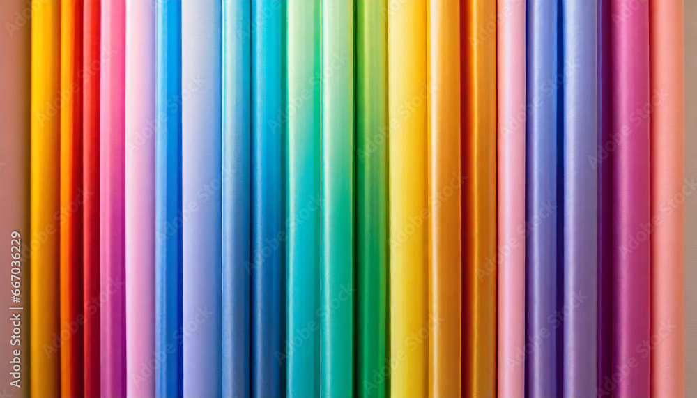 Rainbow background. Colors parallel vertical smooth tender shiny lines. Generative AI Rainbow background. Colors parallel vertical smooth tender shiny lines. Generative AI