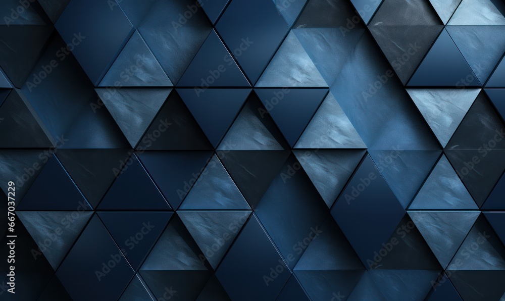 abstract geometric shapes in dark blue color, seamless background. abstract geometric shapes in dark blue color, seamless background.