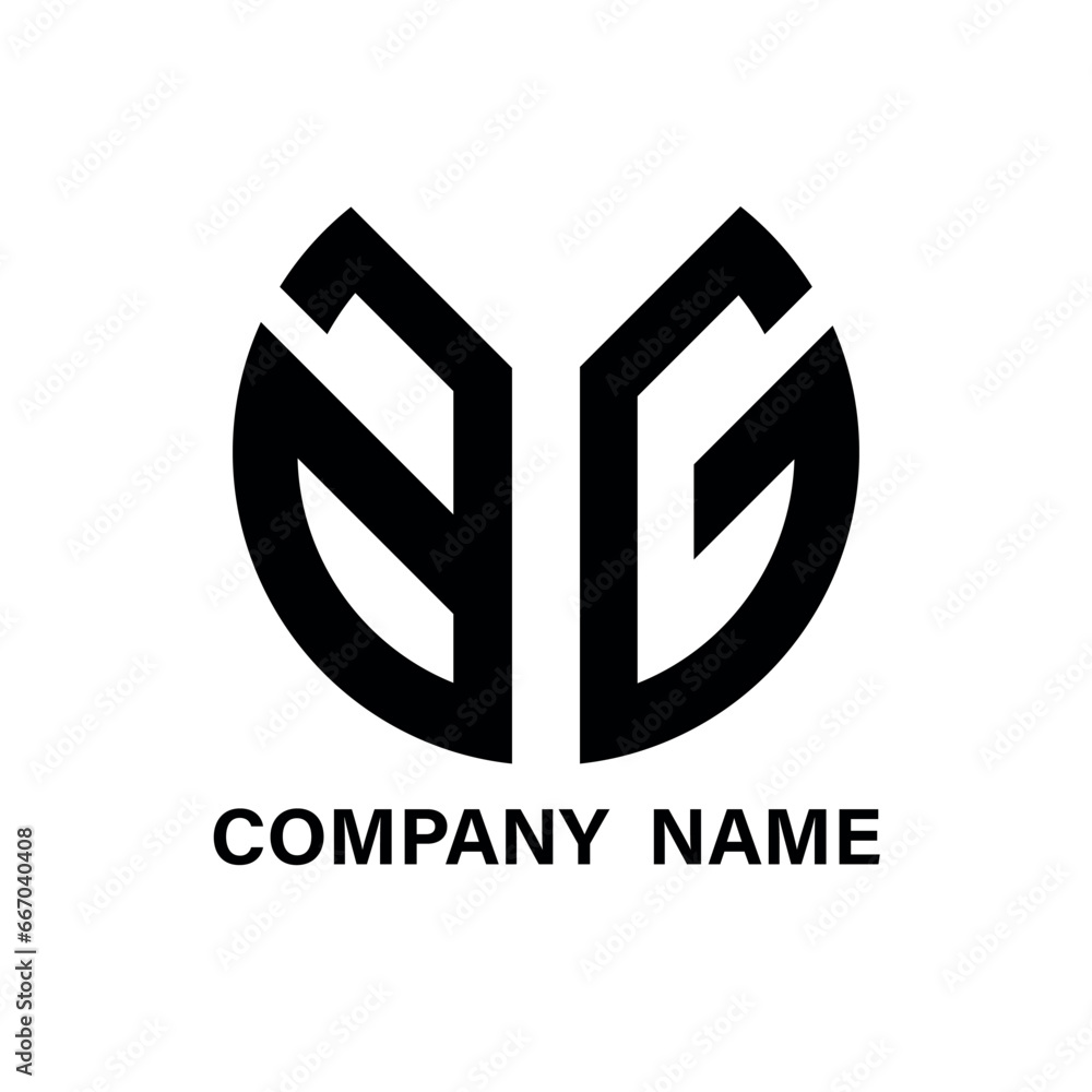 abstract logo design. A G designlogo businnes vector abstract logo design. A G designlogo businnes vector