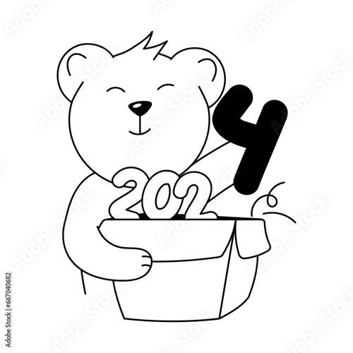 New Year Bear 