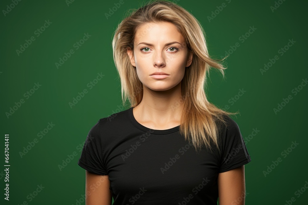 Portrait of a Cool Handsome Fictional Casual Model. Isolated on a Plain Colored Background. Generative AI. Portrait of a Cool Handsome Fictional Casual Model. Isolated on a Plain Colored Background. Generative AI.
