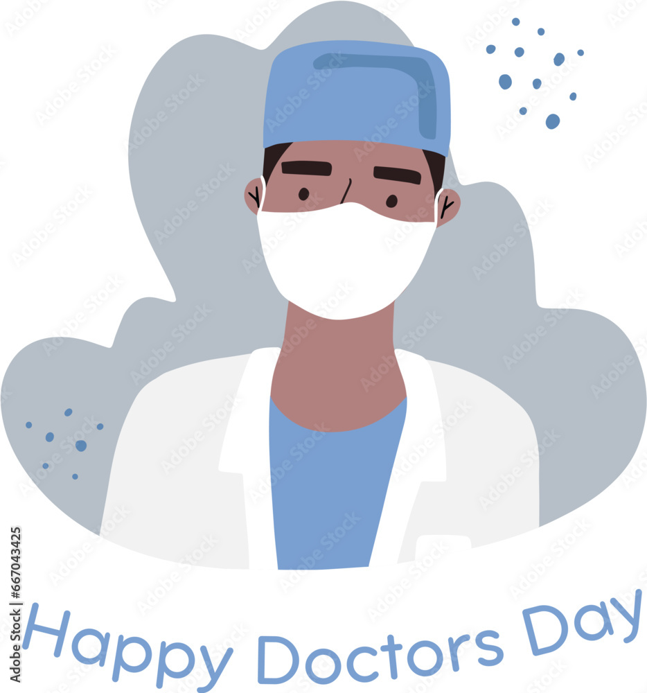 Vector Illustration of Doctor`s Day. For a poster, banner and greeting card.