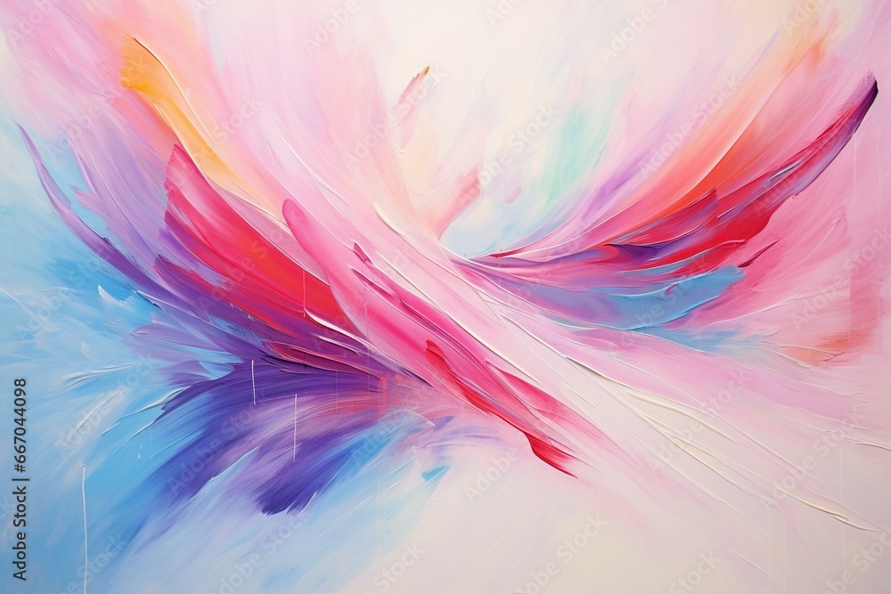 Vibrant Abstract Canvas Painting Vibrant Abstract Canvas Painting