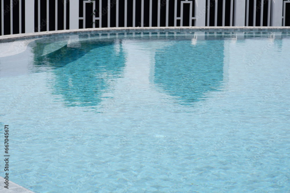 Swimming pool with beautiful modern design.