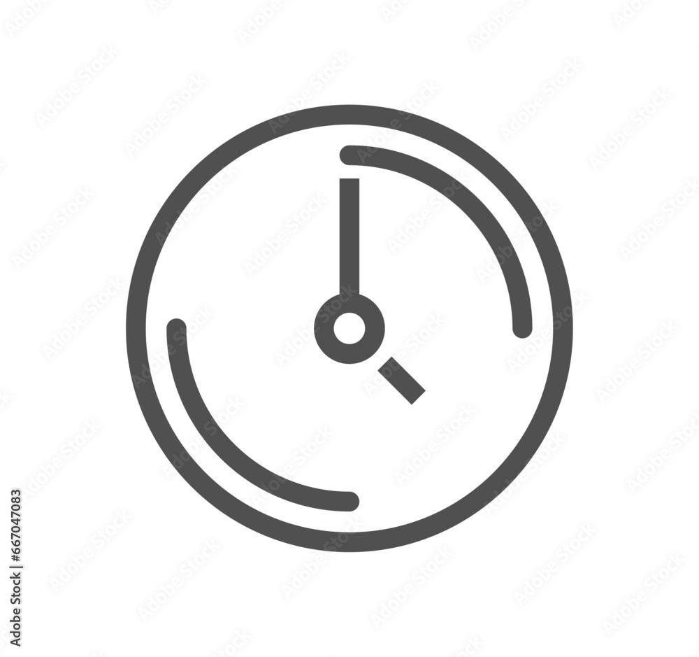 Time and address related icon outline and linear vector. Time and address related icon outline and linear vector.