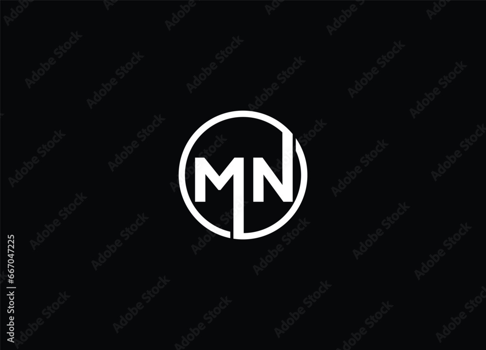 MN logo design and monogram logo MN logo design and monogram logo