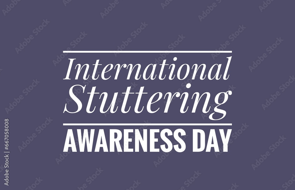 Obraz premium International shuttering awareness day 