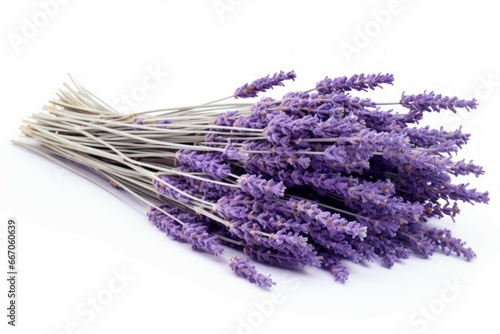 Dehydrated Dried lavender. Aroma herb pile. Generate Ai
