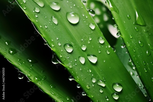 Cooling Drops aloe vera. Health herbal plant. Generate Ai