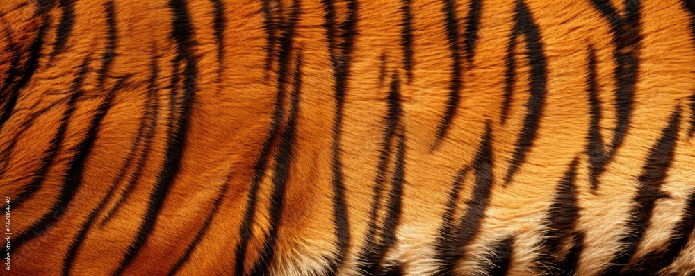 Close-up view of tiger fur, textured background Close-up view of tiger fur, textured background