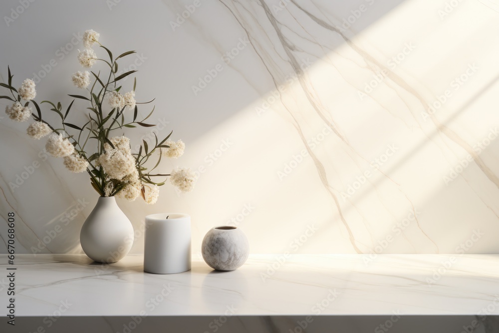 Marble surface in soft, neutral tones Marble surface in soft, neutral tones