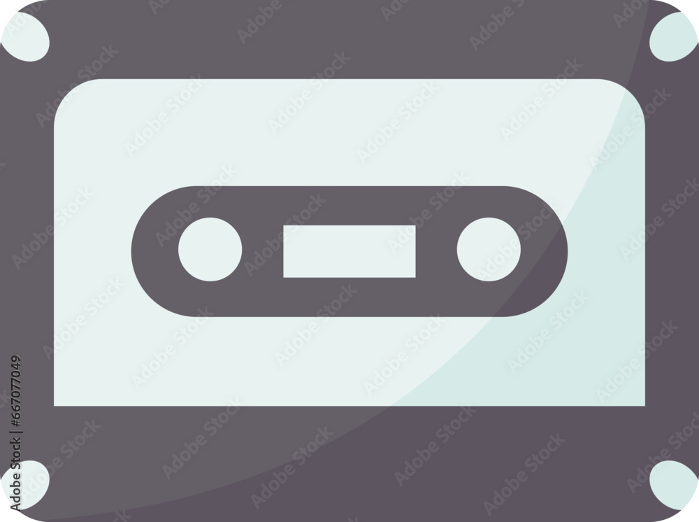 Obraz premium cassette icon