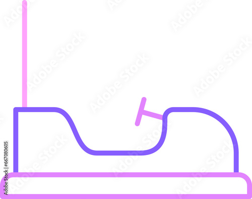 Bumper car icon