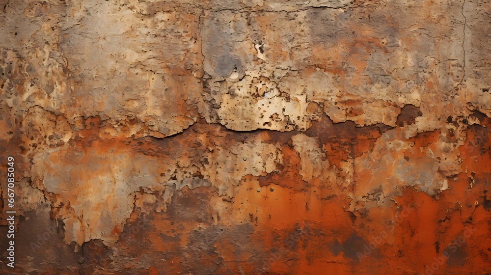 Fototapeta premium texture plaque de métal rouillée, généré par IA