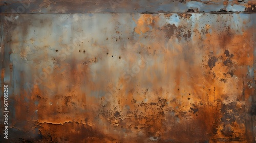 texture plaque de métal rouillée, généré par IA
