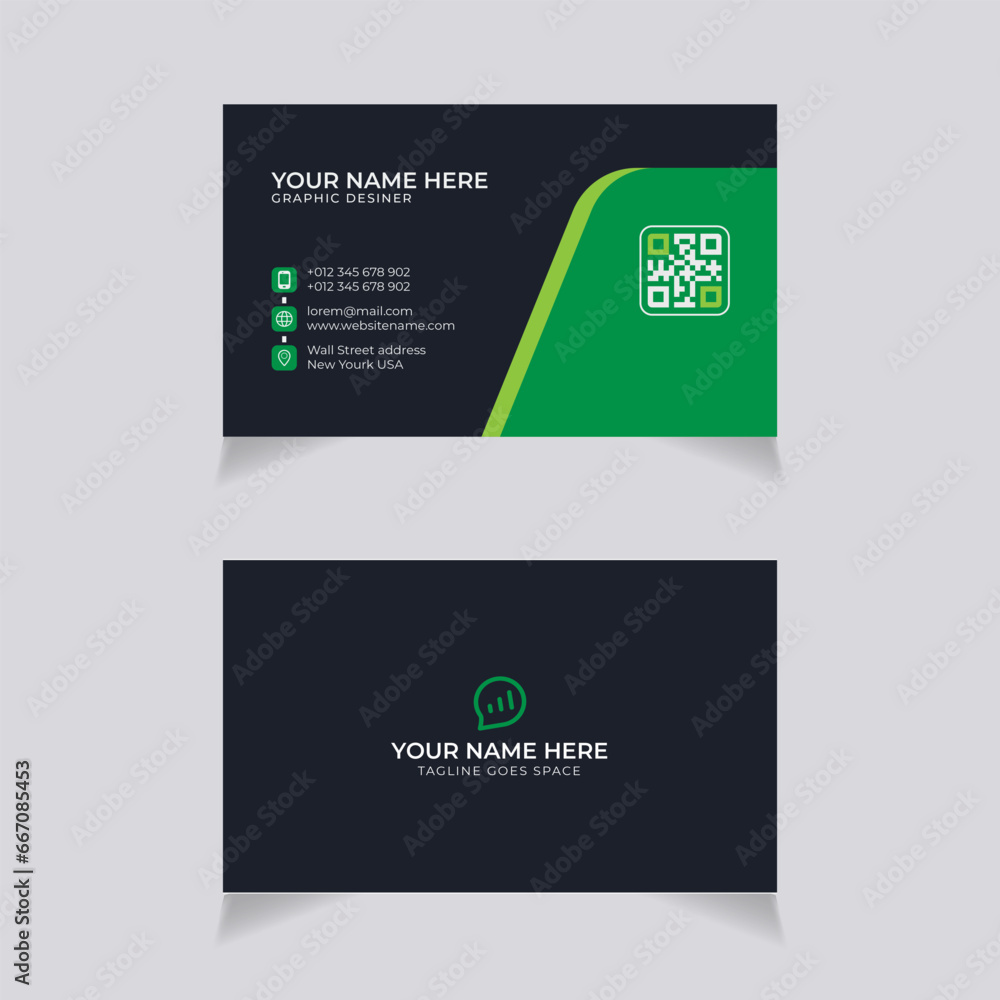Modern Creative and Clean Business Card Template design and visiting card Modern Creative and Clean Business Card Template design and visiting card