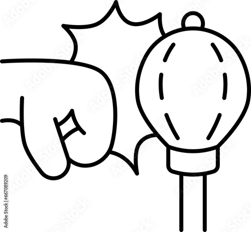 punching  icon