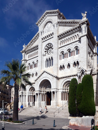 Monte Carlo, Kathedrale Notre-Dame-Immaculée, Cathédrale de Monaco, Riviera, Cote Azur, 