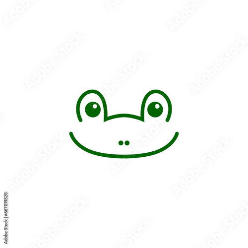 Frog Company Logo sign vector. photo