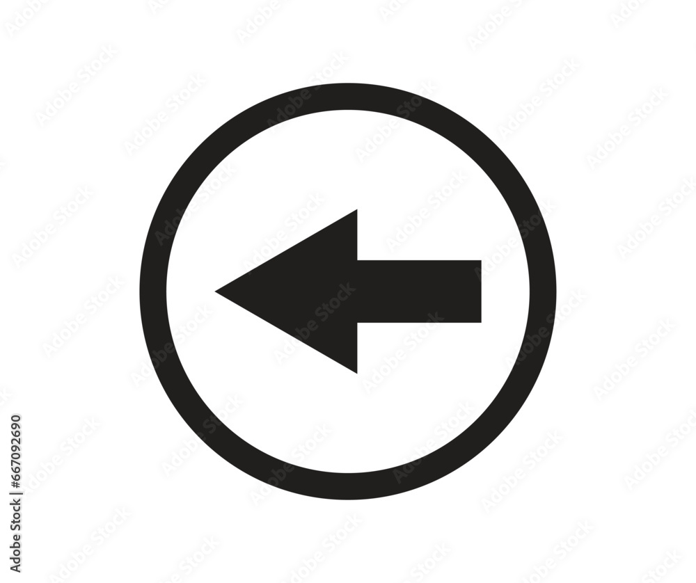 Arrow icon in Basic straight flat style. Collection of vector symbol on white background. Vector illustration. Arrow icon in Basic straight flat style. Collection of vector symbol on white background. Vector illustration.