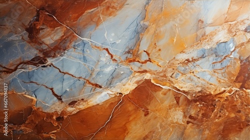 An enigmatic painting of rusted brown hues, capturing the abstract beauty of a close up marble