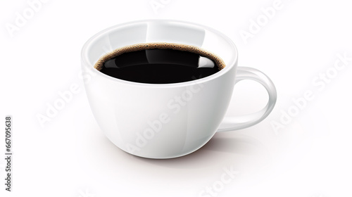 An individual coffee vessel set against a blank background.