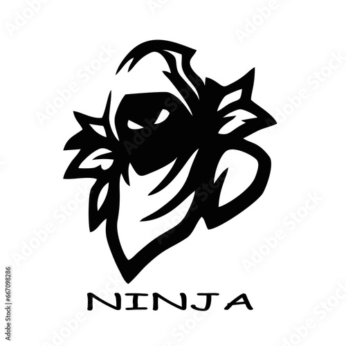 Ninja Logo Vector Design Inspiration