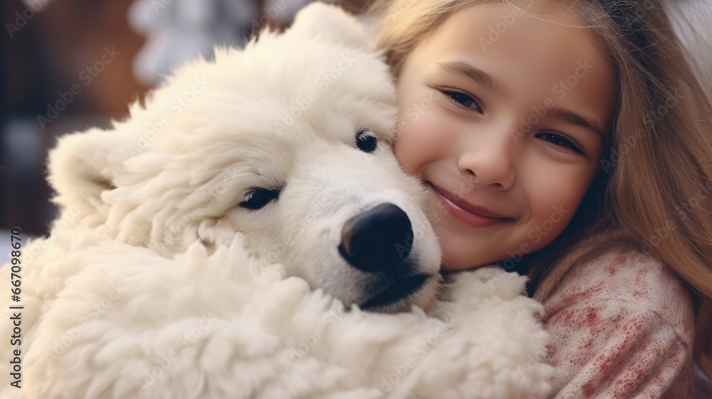 Sincerely Happy Special Needs Kindergartner with Homemade Teddy Bear and Christmas Tree Decoration Sincerely Happy Special Needs Kindergartner with Homemade Teddy Bear and Christmas Tree Decoration