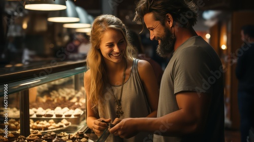 couple at night in the city