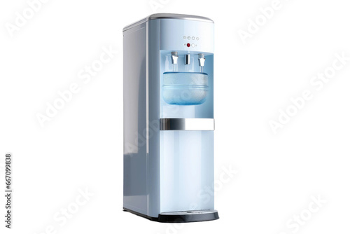 Elegant Water Cooler on Transparent Background