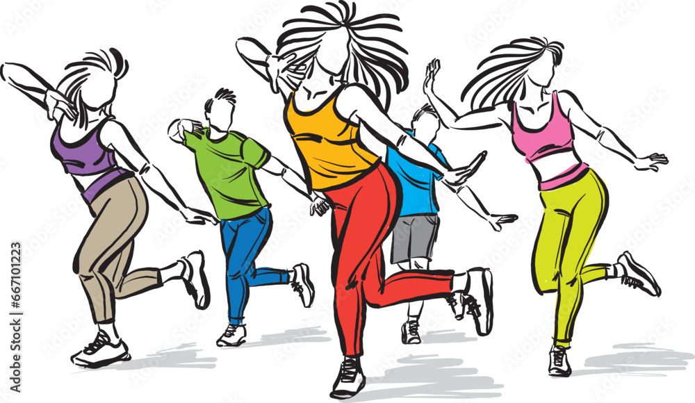 hip hop dancer fitness people active lifestyle vector illustration hip hop dancer fitness people active lifestyle vector illustration