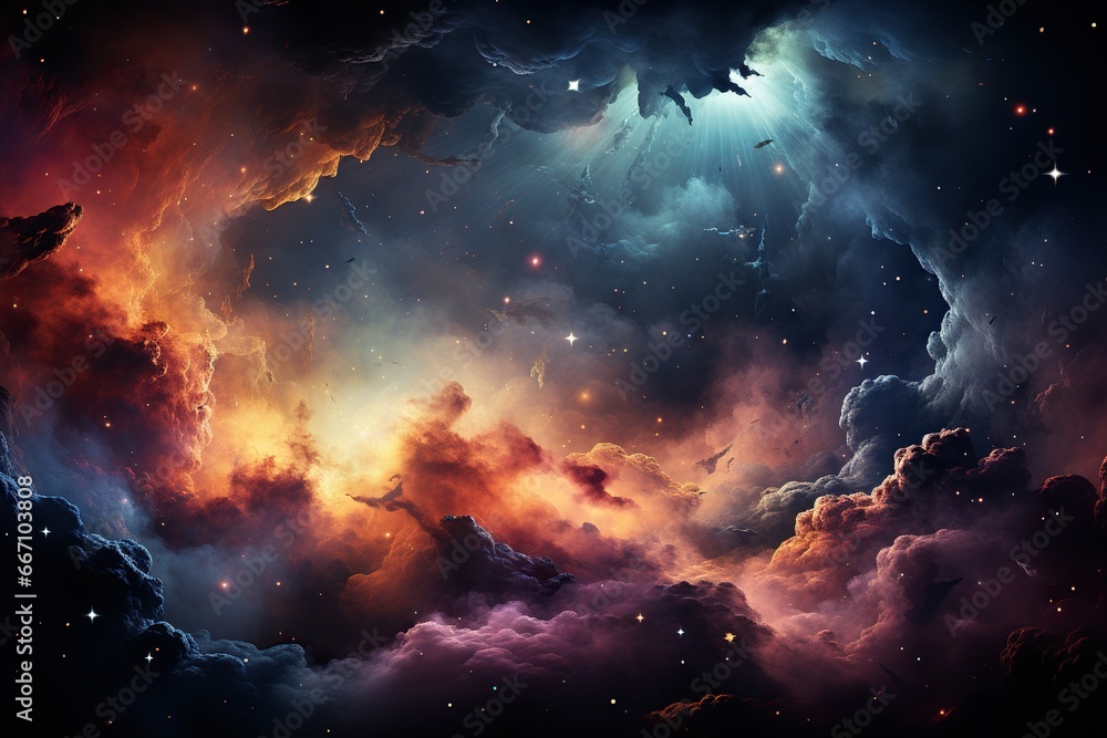 Fototapeta premium lights of space